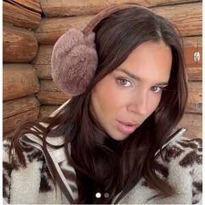 Brown fur Earmuffs